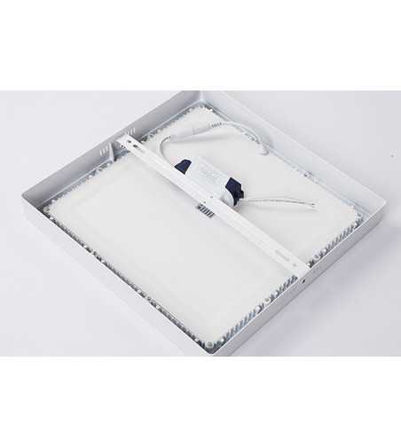 Panel LED biały 21x21cm 18W | Plafon Kwadrat | Natynkowy