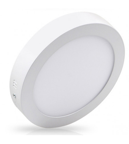 Panel LED biały Ø22cm 18W | Plafon Okrągły | Natynkowy