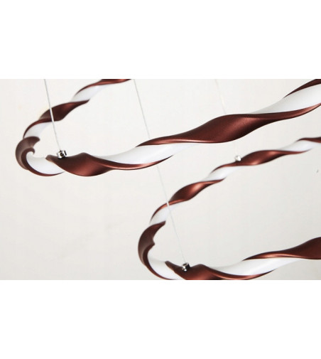 Lampa wisząca LED Gemini ring 36+45+56cm | Regulacja okregów