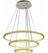 Lampa wisząca LED Enzo ring 30+50+70cm | Regulacja okregów