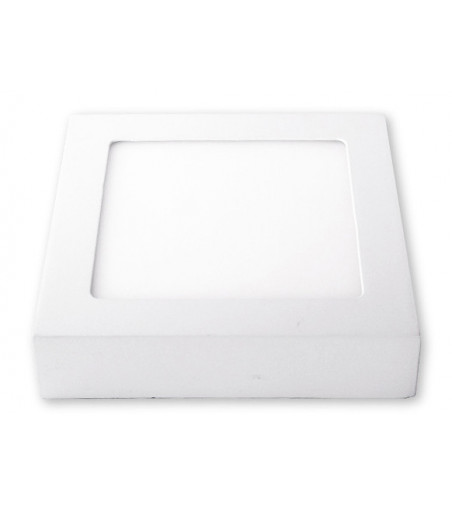 Panel LED biały 12x12cm 6W | Plafon Kwadrat | Natynkowy