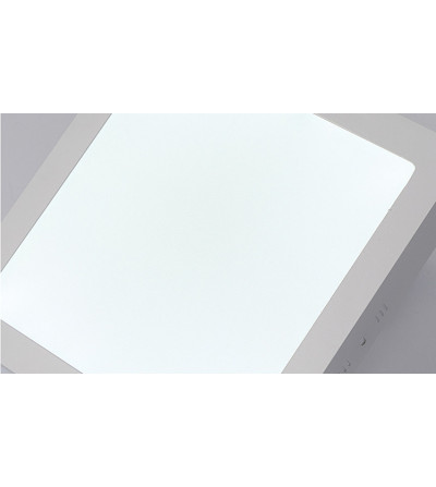 Panel LED biały 12x12cm 6W | Plafon Kwadrat | Natynkowy