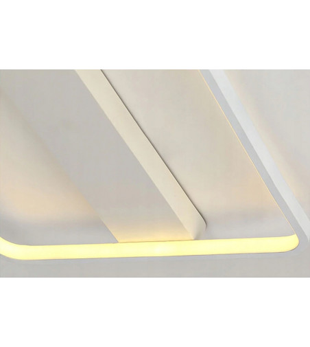 Lampa sufitowa Ursa - plafon LED kwadrat 40cm | Wobako