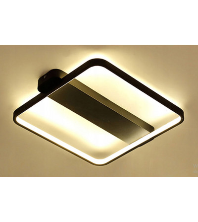 Lampa sufitowa Ursa - plafon LED kwadrat 40cm | Wobako