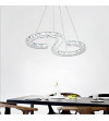 Lampa wisząca LED Stella 56cm | Szklane kryształki 24W