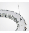 Lampa wisząca LED Stella 56cm | Szklane kryształki 24W