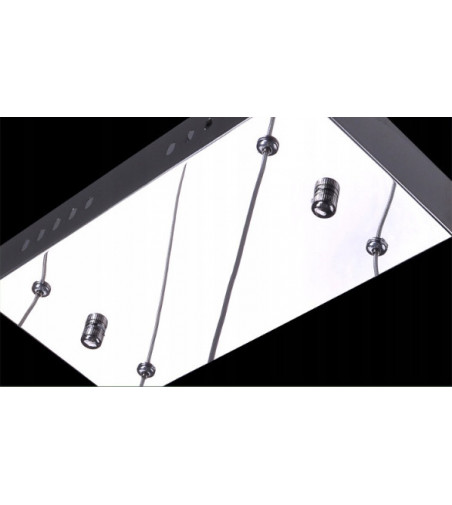 Lampa wisząca LED Stella 56cm | Szklane kryształki 24W