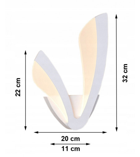 Kinkiet V-star LED 32 cm 10W | Lampa ścienna