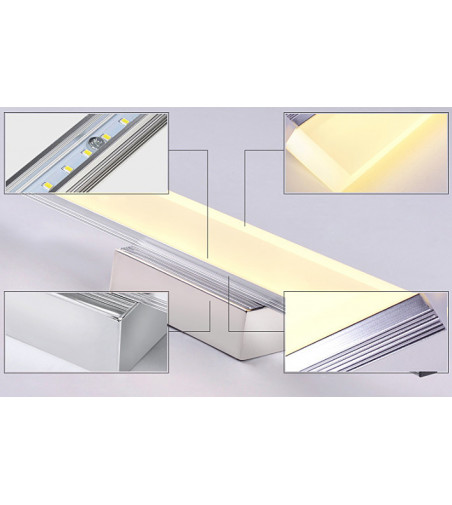 Lampa nad lustro Kinkiet łazienkowy LED 40 cm 9W - Wobako