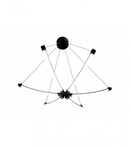 Żyrandol wiszący Spider Pająk LED 72cm |Minimalistyczny design
