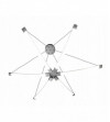 Żyrandol wiszący Spider Pająk LED 72cm |Minimalistyczny design