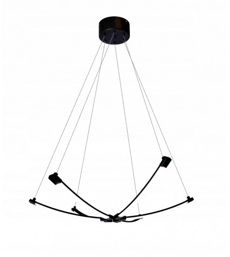 Żyrandol wiszący Spider Pająk LED 72cm |Minimalistyczny design