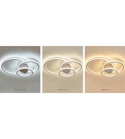 Lampa sufitowa Oxygen III ring LED 25 + 30 + 40cm |Pilot sterujący