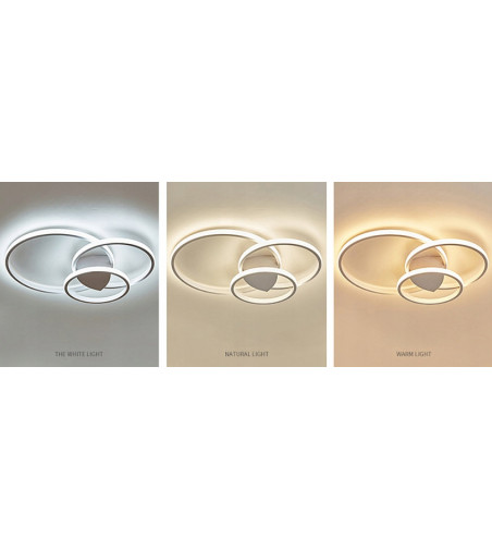 Lampa sufitowa Oxygen III ring LED 25 + 30 + 40cm |Pilot sterujący