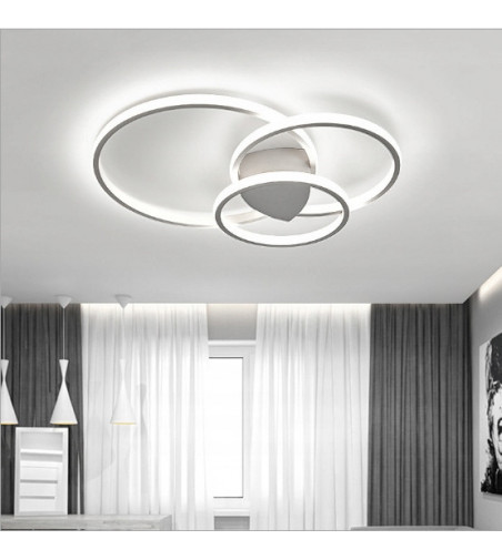 Lampa sufitowa Oxygen III ring LED 25 + 30 + 40cm |Pilot sterujący