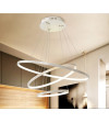 Lampa wisząca LED ring Silva IV okrągła 40+60+80cm + Pilot