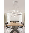 Lampa wisząca LED ring Silva IV okrągła 40+60+80cm + Pilot