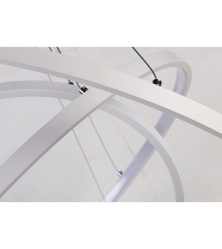 Lampa wisząca LED ring Silva IV okrągła 40+60+80cm + Pilot