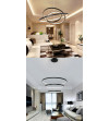 Lampa wisząca LED ring Silva IV okrągła 40+60+80cm + Pilot