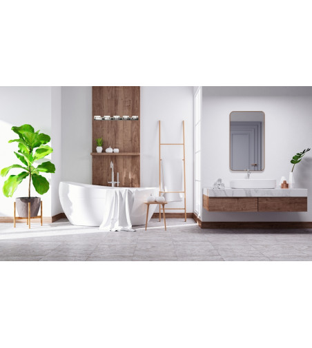 Kinkiet ścienny LED 78cm | Szklane kryształki- refleksy świetlne