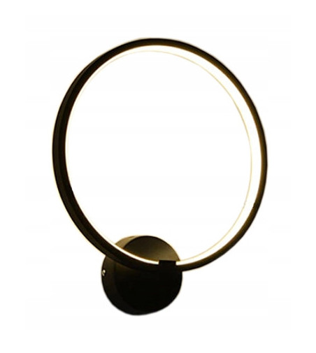 Silva - Okrągły kinkiet LED 20cm  w futurystycznym wykonaniu