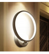 Silva - Okrągły kinkiet LED 20cm  w futurystycznym wykonaniu