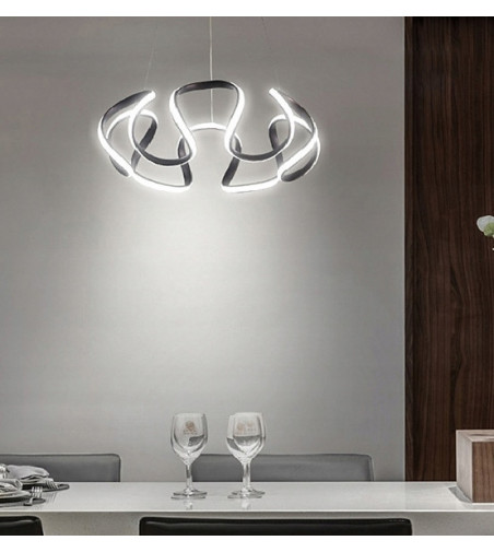 Helix VI - Piękna gięta czasza o futurystycznej lekkiej formie 52cm| LED