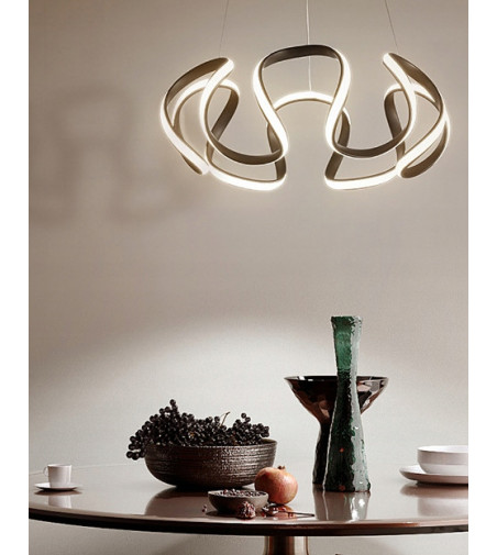 Helix VI - Piękna gięta czasza o futurystycznej lekkiej formie 52cm| LED