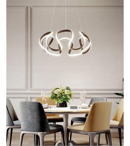 Helix VI - Piękna gięta czasza o futurystycznej lekkiej formie 52cm| LED