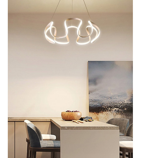 Helix VI - Piękna gięta czasza o futurystycznej lekkiej formie 52cm| LED