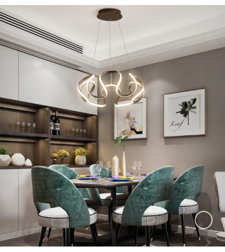 Helix VI - Piękna gięta czasza o futurystycznej lekkiej formie 52cm| LED