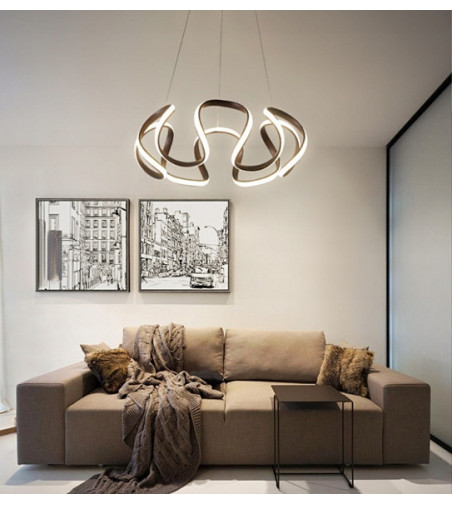 Helix VI - Piękna gięta czasza o futurystycznej lekkiej formie 52cm| LED