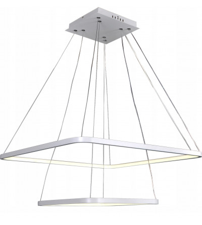 Żyrandol LED Lampa regulowana Fabio II kwadrat 30+50cm