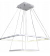 Żyrandol LED Lampa regulowana Fabio II kwadrat 30+50cm