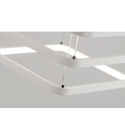 Żyrandol LED Lampa regulowana Fabio II kwadrat 30+50cm