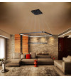 Żyrandol LED Lampa regulowana Fabio II kwadrat 30+50cm