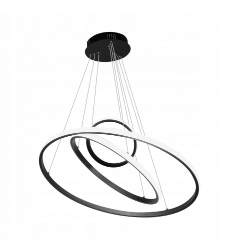 Lampa wisząca LED ring Lisa III okrągła 20+40+60cm