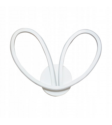 Andromeda - zaokrąglony kinkiet LED 30cm  w nowoczesnej formie