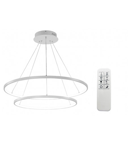Żyrandol LED Lampa wisząca Silva III okręgi 20+40+60cm| Pilot