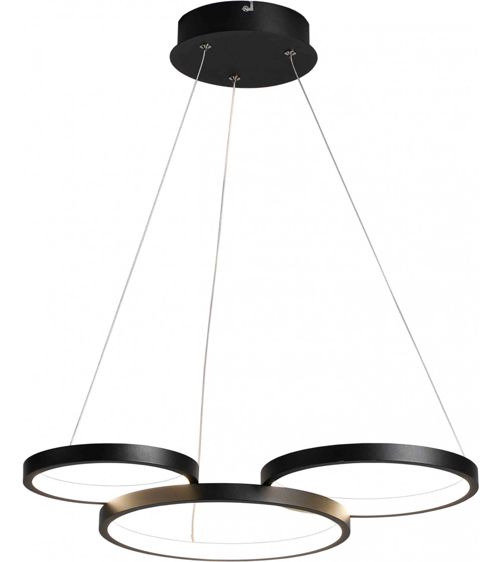 Oslo III - Nowoczesna minimalistyczna lampa wisząca ring 48cm