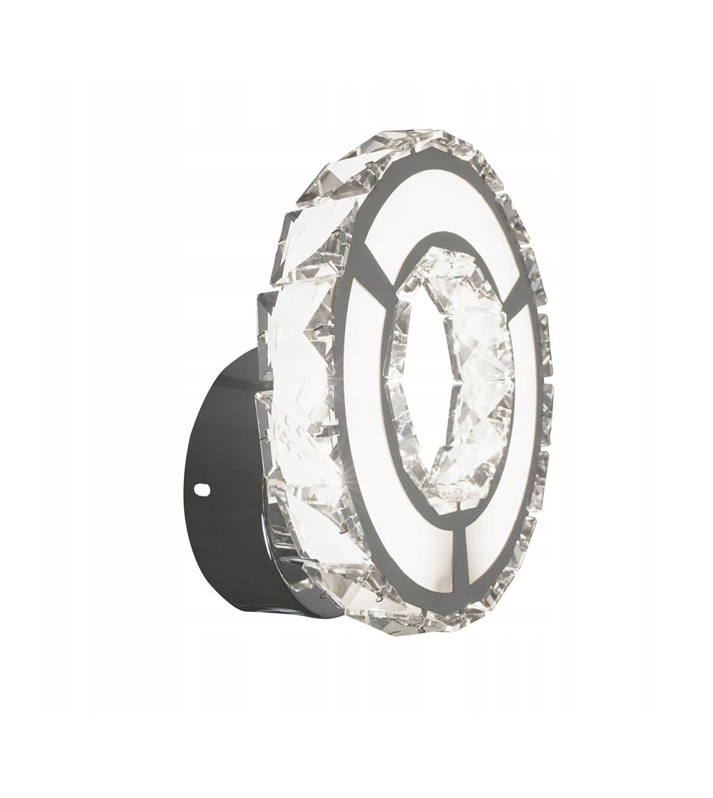 Otylia okrągły kinkiet lampa ścienna glamour LED ring 10W