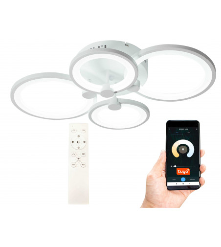 Plafon Rio IV - nowoczesne oświetlenie Smart Home Tuya