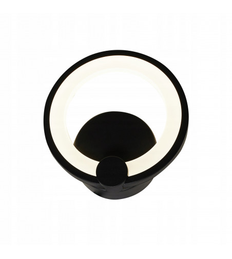 Rio - Okrągły kinkiet LED 19cm  w loftowym nowoczesnym stylu