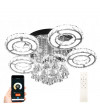 Kryształowa lampa syfitowa glamour LED Otylia ⌀62cm | Smart Home Wifi