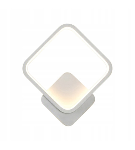 Fabio Q - czworokątny kinkiet LED 26cm w nowoczesnym wykonaniu