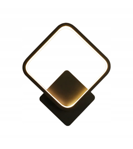 Fabio Q - czworokątny kinkiet LED 26cm w nowoczesnym wykonaniu