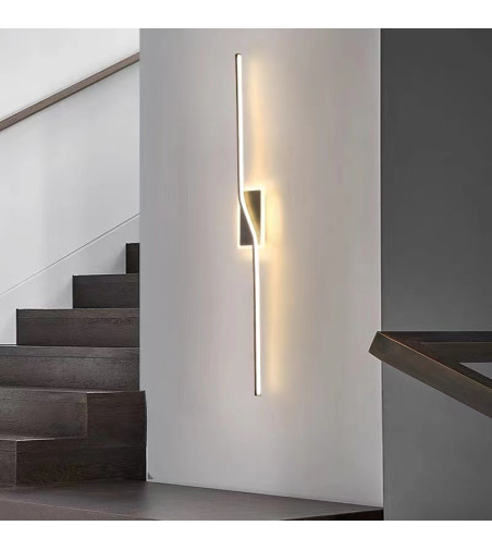 MALABO ozdobny, liniowy kinkiet LED z podświetlaną bazą 14W