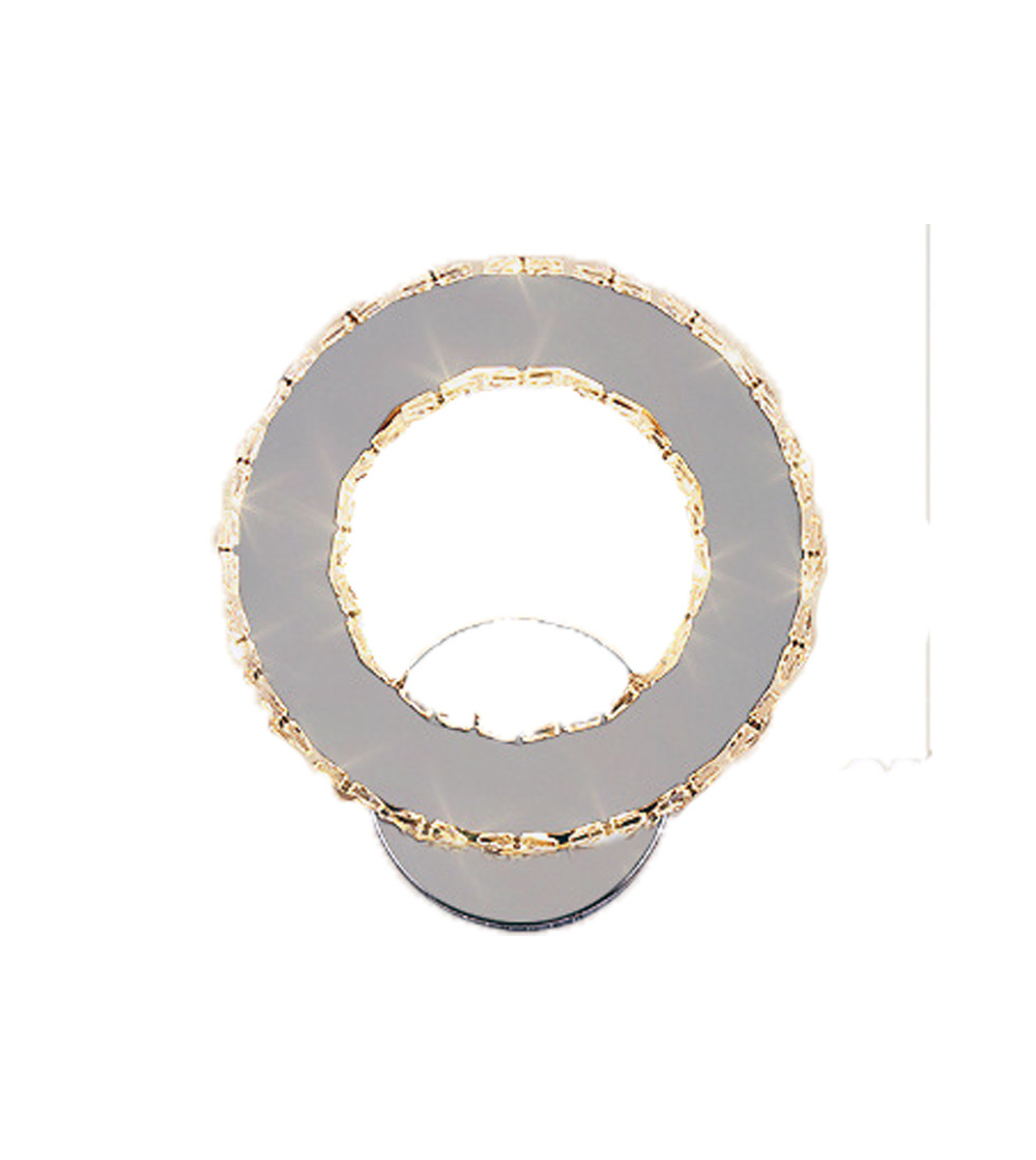 Otylia okrągły kinkiet lampa ścienna glamour LED ring 10W