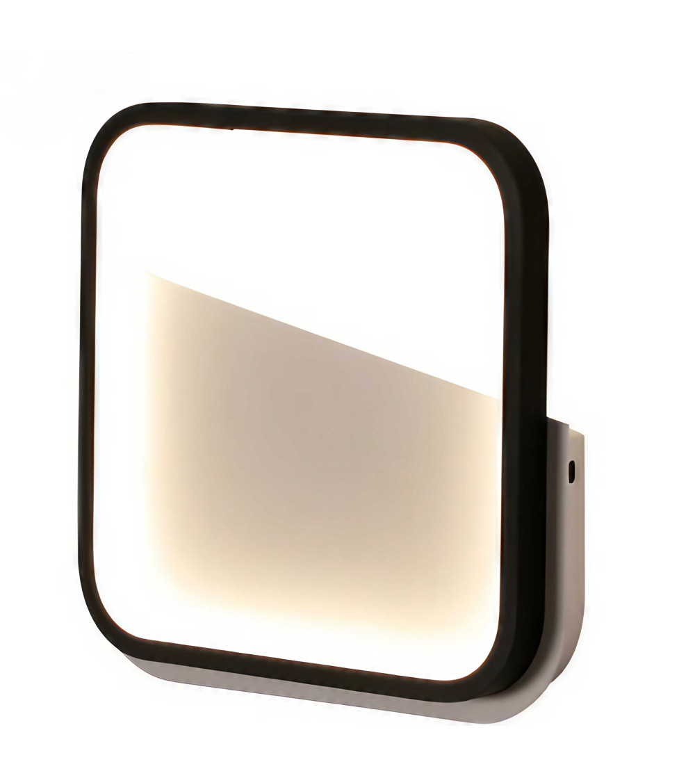 Vaduz - kwadratowy, minimalistyczny kinkiet LED 26cm