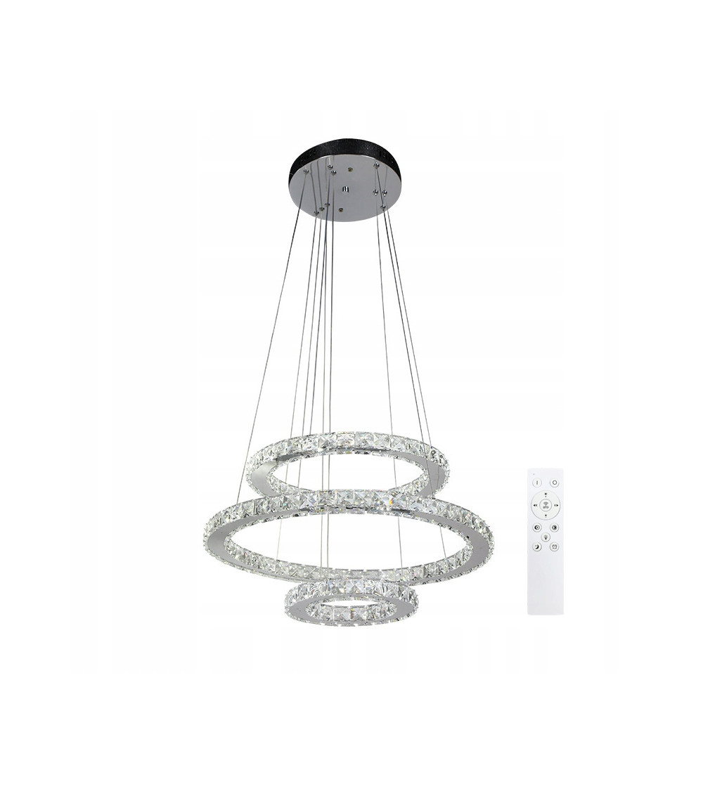 Lampa wisząca LED Wobako Atena III mini - Luksusowy design i efektowne szkło